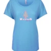Badass Outdoor Gear Ladies Arrowhead T-Shirt -Archer's Haven BALadiesArrowheadShirtTurquoise