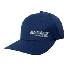 Badass Outdoor Gear Side Panel Logo Flex Fit Hat -Archer's Haven BlueFlexfit