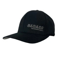 Badass Outdoor Gear Side Panel Logo Flex Fit Hat -Archer's Haven DarkGrayFlexFit