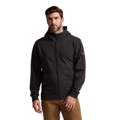Sitka Essential Full Zip Hoody -Archer's Haven IMG SITKA ED 600220 BK Essential Full Zip Hoody Sitka Black 592p Studio 01527