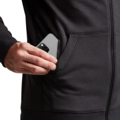 Sitka Essential Full Zip Hoody -Archer's Haven IMG SITKA ED 600220 BK Essential Full Zip Hoody Sitka Black 592p Studio 01591