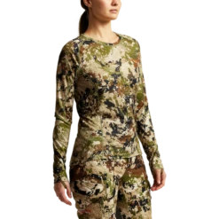 Sitka Women's Core Lightweight Crew LS -Archer's Haven Img SITKA BG 2021 10076 SA Womens Core LtWt Crew LS Optifade Subalpine Studio 2168