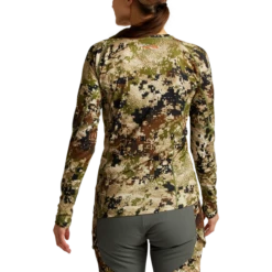Sitka Women's Core Lightweight Crew LS -Archer's Haven Img SITKA BG 2021 10076 SA Womens Core LtWt Crew LS Optifade Subalpine Studio 2169