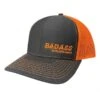 Badass Outdoor Gear Side Panel Logo Snap Back Trucker Hat -Archer's Haven badass outdoor gear new side panel logo snap back trucker hat orange clothing 866