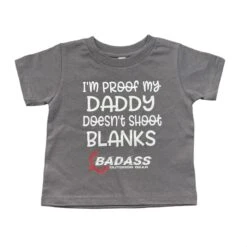 Badass Outdoor Gear Blanks Onesie -Archer's Haven badass outdoor gear proof my daddy doesnt shoot blanks 2t gray clothing 581