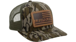 Leupold Leather Flag Trucker Hat