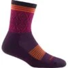 Darn Tough Women's SOBO Micro Crew Lightweight Hiking Sock -Archer's Haven darn tough womens sobo micro crew lightweight hiking sock medium purple clothing 500